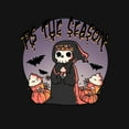 thumbnail image 4 of TeeFury Men’s Graphic T-shirt Pumpkin Spice Season - Halloween | Skeleton | Black | Small, 4 of 6