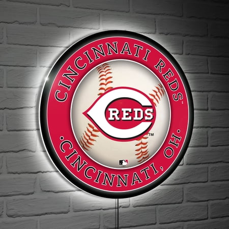 Cincinnati Reds LED XL Round Wall D-cor