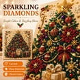 thumbnail image 3 of DIY Christmas Pearl Diamond Painting Art Kit with Frame, Festive Pearl Beads Art Craft for Home Wall Decor, Gemstone Diamond Dots Set for Indoor Holiday Decoration (ElkC), 3 of 7