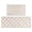 Christmas Multi-Colored Santa, variant on Kitchen Mats Set Of 2, Anti-Fatigue Cushioned Non-Slip Comfort Rugs for Kitchen and Office,Christmas Ornament Pine Branch White Pattern
