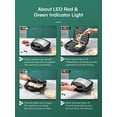 thumbnail image 3 of 3-in-1 Sandwich Maker, Waffle Maker, Panini Press with Removable Non-Stick Plates, 3 of 6