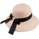 thumbnail image 1 of Sombrero de paja para playa de verano para mujer, protección UV UPF50, plegable, de ala ancha, para viajes, sombreros de Panamá para verano para mujer, 1 of 6