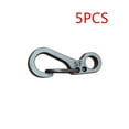 thumbnail image 1 of 5PCS Mini Mousqueton Porte-Clés Suspendu Boucle Printemps Camping SF Printemps Randonnée Clip Porte-Clés pour Clés, Gris, 1 of 3