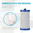 thumbnail image 5 of 6 Pack Waterdrop WF1CB Replacement for WF1CB, WFCB, RG100, NGRG2000, Kenmore 9912 Refrigerator Water Filter, 5 of 9