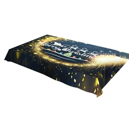 

Sanwood Christmas Decoration Merry Christmas Removable Stretchy Chair Cover Table Mat Tablecloth Xmas Decor
