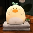 thumbnail image 1 of Kawaii Husky Dinosaur Shiba Inu Duck Plush Blanket Pillow Do, 1 of 5