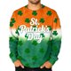 thumbnail image 1 of Camiseta de Cuello Tripulación para Hombres con Impresión Del Día de San Patricio, Manga Larga Superior sin Sombrero para el Uso Casual de Vacaciones, 1 of 9