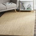 thumbnail image 4 of Safavieh Natural Fiber Jovana Solid Area Rug, Maize/Linen, 6' x 6' Square, 4 of 12