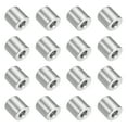 thumbnail image 1 of 16 Pcs Entretoises en Acier Inoxydable 304 9/16 Pouces OD x 1/4 Pouces ID x 19/32 Pouces Longueur(14x6x15mm) Vis Support de Bague Finition Simple Non Filetée Entretoises Rondes en Métal pour Vis M6 Boulons et Tiges, 1 of 2