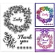 thumbnail image 1 of Sellos rectangulares de silicona transparente para hacer tarjetas, sellar palabras, hacer álbumes de recortes, repujado, manualidades y decoración DIY., 1 of 7