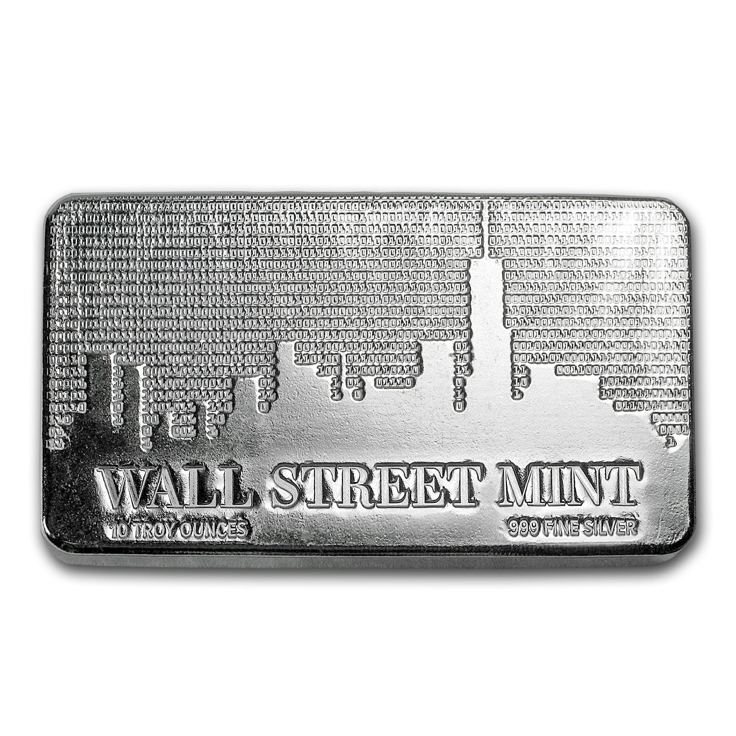 10 oz Silver Bar Wall Street Mint®