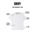 thumbnail image 2 of Camiseta DKNY de Algodón Suave Corte Clásico Cuello Redondo Blanca, 2 of 7