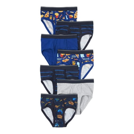 The Children's Place Big Boy Underwear, 7 Pack Printed Briefs Sizes 7/8 - 14