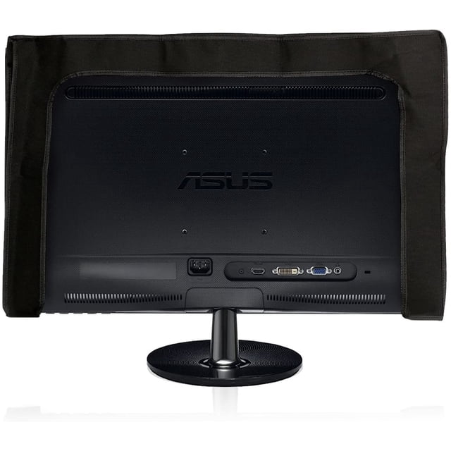 kwmobile Monitor Cover Compatible with 24-26" Monitor - Dust Monitor Case Screen Display Protector - Don't Touch My