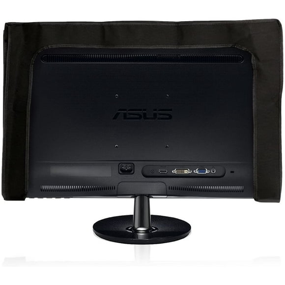 kwmobile Couvercle de Moniteur Compatible avec 24-26" Moniteur - Protecteur d'Écran de Cas de Moniteur de Poussière - Ne Touchez Pas Mon