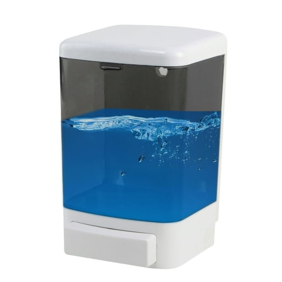 VENKERCHI Plastic Manual Soap Shower Dispenser Bathroom Wall Mounted for Lid Shampoo 33.8 oz