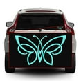 thumbnail image 2 of Unique Butterfly Vinyl Transfer Sticker Decal for Laptop/Car/Truck/Window/Bumper (Matte Tiffany, 6in x 3.5in), 2 of 4