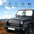 thumbnail image 6 of Disketp Windshield Sun Shade, Car Sun Shade For Front Window Cute Dinosaur Sunshades Sun Visor Protector Blocks Uv Rays Foldable, 6 of 9
