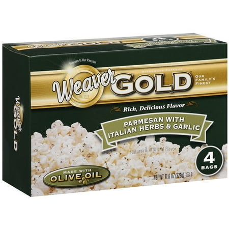 Pop Weaver Gld Parmesan W/herb&grlic 4pk