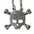 thumbnail image 3 of Hot Leathers JWN1002 Skull and Cross Bones Necklace One Size, 3 of 3