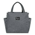 thumbnail image 1 of Insulated Lunch Bag with Ice Pack Single-Shoulder Lunch Bag Large-Capacity Outdoor Picnic Bag Fresh-Keep Ice Pack Small Ice Packs for Lunch Bags Small Ice Packs for Lunch Box, 1 of 9