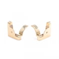 thumbnail image 2 of Pair Carpet Stair Rod Brackets Solid Brass Swivel Hinge | Renovator's Supply, 2 of 7