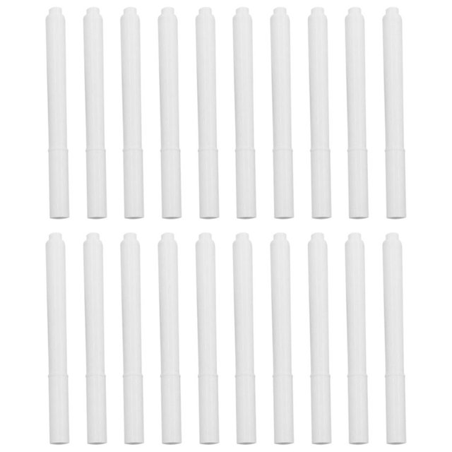LEEYNEER 20pcs Pack White Chalk Markers For Chalkboard Signs Car Window Blackboard Bistro And Glass 10cm Dry Erase Chalk Board Markers