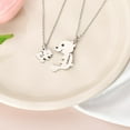 thumbnail image 4 of PinesC Mother Daughter Gifts Necklace for Women Mom Daughters Birthday Mothers Day Gift Necklaces for 2 PCS Matching Heart Pendant Mother Daughter Necklace Set for 2, 4 of 5