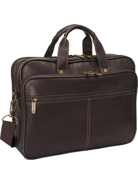 Mens Bags Briefcases Product Image Travelware Full Grain Colombian Leather Double Compartment 15 4 Inch Laptop Business Briefcase