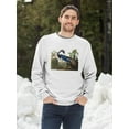 thumbnail image 2 of A Louisiana Heron Sweatshirt Men -John James Audubon Designs, Male 3X-Large, 2 of 4