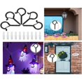 thumbnail image 4 of - Juego De 12 Ganchos De Pared Para Techo Atornillados, Colgador Q De Seguridad Resistente Para Cestas De Plantas, Luces De Cadena, Linternas, Campanas De Pájaros, Color Negro, 4 of 5