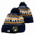 thumbnail image 4 of Unisex New Era Black Cleveland Guardians Knitted Hat, 4 of 5