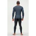 thumbnail image 3 of DEVOPS 3 Pack Men's Athletic Long Sleeve Compression Shirts (Medium, Black/Charcoal/White), 3 of 7