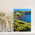 thumbnail image 2 of Coastal Cottage with Daffodils Canvas Print, Landscape Decor for Living Room, Bedroom, Office, Entryway, 2 of 8