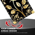 thumbnail image 7 of FKBRCL4U Compatible with iPhone 16 Pro Case, Shine Gold Rose Luxury Golden Decoration for Girl Women Soft TPU Shockproof Protective Hard PC Back, 7 of 7