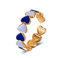 thumbnail image 2 of Y Anillo Ajustable Abertura De Moda En Forma De Corazón Para Mujeres Anillo Redondo Joyería Para Niñas Anillos, 2 of 2