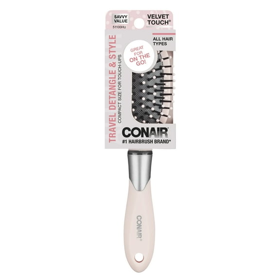 Conair Totally Smooth Mini, Travel-Friendly Detangling Hair Brush