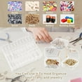 thumbnail image 5 of Caja Organizadora Cuentas,30 Contenedores Pequeños Plástico Transparente para Guardar Cuentas,1 Caja Almacenamiento para Manualidades con Tapa con Bisagras,120 Etiquetas, 5 of 5