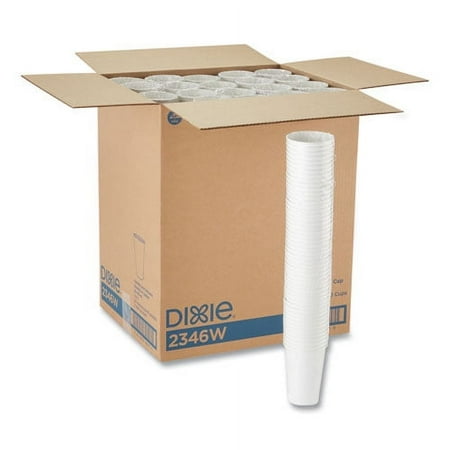 Paper Hot Cups, 16 Oz, White, 50/sleeve, 20 Sleeves/carton | Bundle of 2 Cartons