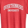 thumbnail image 3 of Instant Message - Overthinkers University - Women's Short Sleeve Graphic T-Shirt, 3 of 6