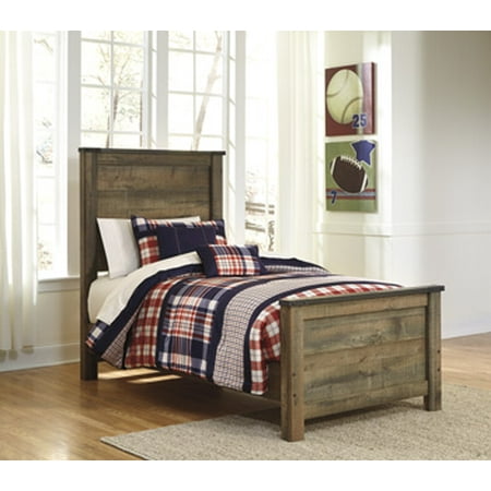 Trinell Twin Panel Footboard Brown Trinell Twin Panel Footboard Brown
