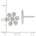 thumbnail image 2 of Primal Silver Sterling Silver and Cubic Zirconia Snowflake Post Earrings, 2 of 4