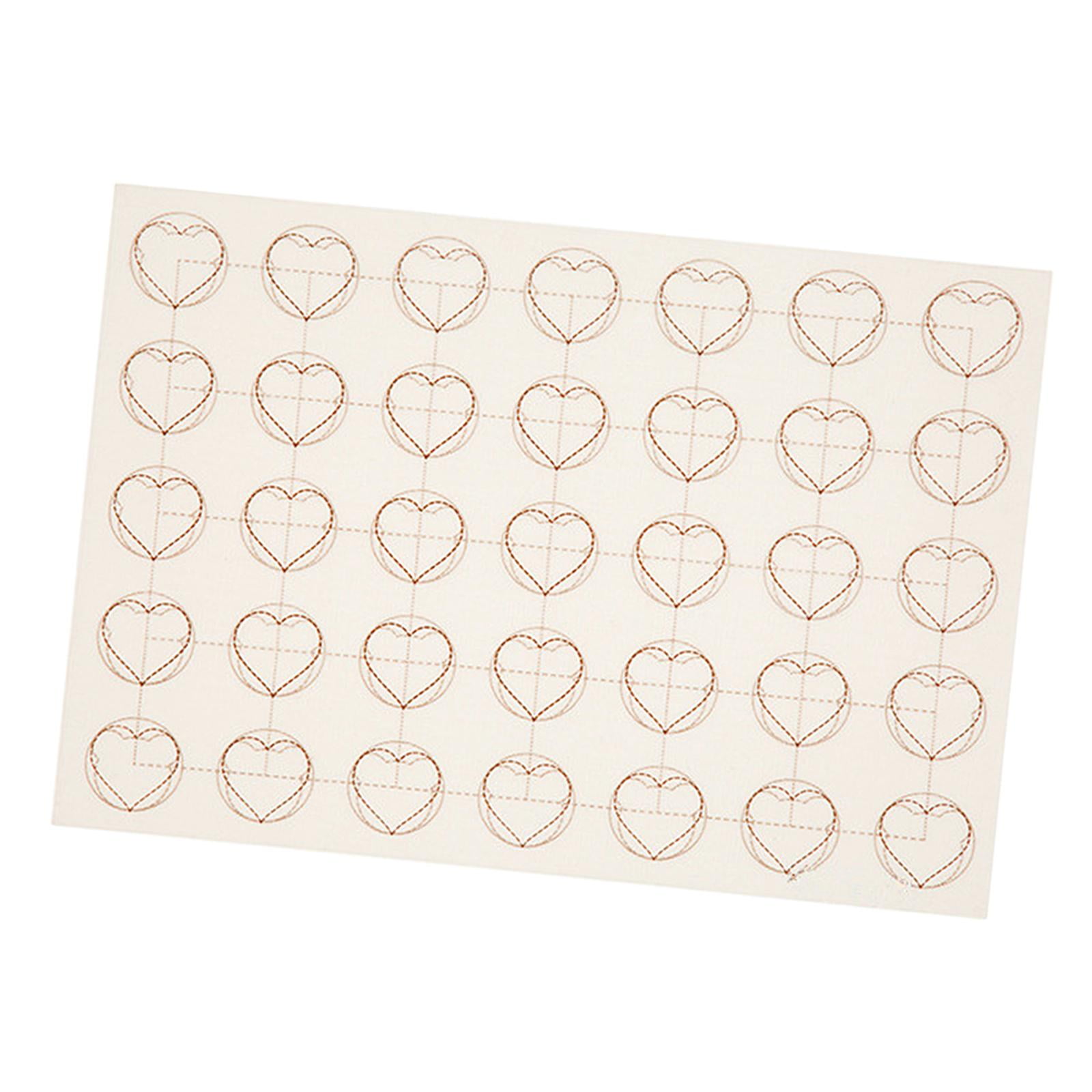 Dualoai 2 Pcs Macaron Silicone Baking Mat Oven Cookie Pizza Liner 28x39cm Sheet Mats