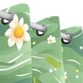 thumbnail image 3 of Ducks Daisy Flower on Green Wave 54×55 Inch Black Out Curtains 2 Packs Aesthetic for Bedroom Living Room Sliding Glass Doors Kitchen Windows, 3 of 5