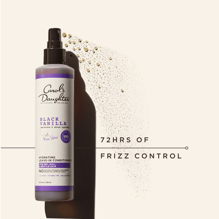 (2 pack) Carol's Daughter Black Vanilla Hydrating Leave In Conditioner, for Curly Hair, with Aloe, 8 fl oz