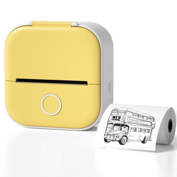 Print Pod All-in-One Pocket Printer | Mini Thermal Photo & Sticker Printer for Wireless Bluetooth Printing, Perfect for DIY, Notes & Kids
