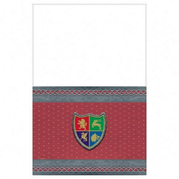 Medieval Knight Castle Kids Birthday Party Decoration Plastic Tablecover
