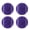 Purple, variant on AUQ 4Pcs Tennis Balls for Walkers Pre Cut Silent Design Reduces Noise and Protects Floors Tennis Balls for Walkers Gray