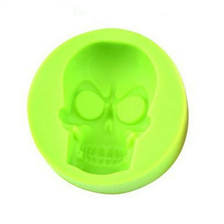 

HANUUAZ Halloween Indoor Decor Clearance! Halloween 3D Silicone Mold Chocolate Fondant Cake Making Baking Mould Event & Party (Green）
