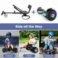 thumbnail image 5 of UNI-SUN 8.5" Hoverboard with Seat Attachment, Off Road ALL Terrain Self Balancing Hoverboard, 5 of 8